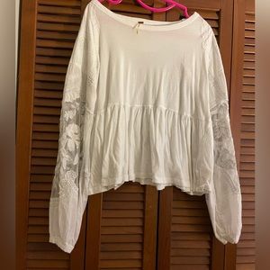 Free People peplum top